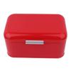 Metal Retro Beautiful Odorless Storage Box, Bread Container, for Living Room for Kitchen(red) view 1