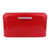 Metal Retro Beautiful Odorless Storage Box, Bread Container, for Living Room for Kitchen(red) view 2