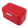 Metal Retro Beautiful Odorless Storage Box, Bread Container, for Living Room for Kitchen(red) view 3
