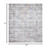 Martha Stewart x SAFAVIEH Area Rug Collection - 4' x 6', Silver & Ivory, Non-Shedding & Easy Cleaning, Ideal for Living Room, Foyer, Bedroom, Accent Space (MSR0958G) view 2