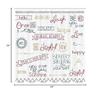 Ambesonne Adventure Shower Curtain, Various Words on Happiness and Self Value Uplifting Phrases Being Who You are, Cloth Fabric Bathroom Decor Set with Hooks, 69" W x 84" L, Chestnut Brown view 3
