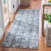 Martha Stewart x SAFAVIEH Area Rug Collection - 2'2" x 7' Runner, Navy & Ivory, Non-Shedding & Easy Cleaning, Ideal for Living Room, Bedroom, Office, Hallway (MSR0953N) view 1