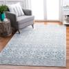 Martha Stewart x SAFAVIEH Area Rug Collection - 6'7" Square, Turquoise Blue & Ivory, Non-Shedding & Easy Cleaning, Ideal for Living Room, Bedroom, Office, Dining Space (MSR0956K) view 1