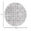 Martha Stewart x SAFAVIEH Area Rug Collection - 6'7" Round, Cream & Grey, Non-Shedding & Easy Cleaning, Ideal for Living Room, Bedroom, Office, Dining Space (MSR0953F) view 2