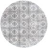 Martha Stewart x SAFAVIEH Area Rug Collection - 6'7" Round, Cream & Grey, Non-Shedding & Easy Cleaning, Ideal for Living Room, Bedroom, Office, Dining Space (MSR0953F) view 3