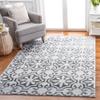 Martha Stewart x SAFAVIEH Area Rug Collection - 6'7" Square, Grey & Ivory, Non-Shedding & Easy Cleaning, Ideal for Living Room, Bedroom, Office, Dining Space (MSR0956F) view 1