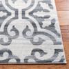 Martha Stewart x SAFAVIEH Area Rug Collection - 6'7" Square, Grey & Ivory, Non-Shedding & Easy Cleaning, Ideal for Living Room, Bedroom, Office, Dining Space (MSR0956F) view 4