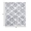 Martha Stewart x SAFAVIEH Area Rug Collection - 4' x 6', Ivory & Grey, Non-Shedding & Easy Cleaning, Ideal for Living Room, Foyer, Bedroom, Accent Space (MSR0957B) view 2