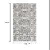 Martha Stewart x SAFAVIEH Area Rug Collection - 2'2" x 7' Runner, Charcoal & Ivory, Non-Shedding & Easy Cleaning, Ideal for Living Room, Bedroom, Office, Hallway (MSR0958H) view 2