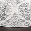 Martha Stewart x SAFAVIEH Area Rug Collection - 6'7" Round, Charcoal & Ivory, Non-Shedding & Easy Cleaning, Ideal for Living Room, Bedroom, Office, Dining Space (MSR0958H) view 4