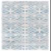 Martha Stewart x SAFAVIEH Area Rug Collection - 2'2" x 7' Runner, Turquoise Blue & Ivory, Non-Shedding & Easy Cleaning, Ideal for Living Room, Bedroom, Office, Hallway (MSR0956K) view 3