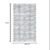 Martha Stewart x SAFAVIEH Area Rug Collection - 2'2" x 7' Runner, Cream & Grey, Non-Shedding & Easy Cleaning, Ideal for Living Room, Bedroom, Office, Hallway (MSR0953F) view 2