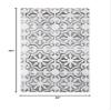 Martha Stewart x SAFAVIEH Area Rug Collection - 3' x 5', Grey & Ivory, Non-Shedding & Easy Cleaning, Ideal for Living Room, Bedroom, Foyer, Accent Space (MSR0956F) view 2