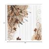 Ambesonne Nature Shower Curtain, Autumn Maple Leaves Branches in Fall Earthen Tones Faded Woodland Art Print, Cloth Fabric Bathroom Decor Set with Hooks, 69" W x 84" L, Pale Brown view 3