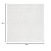 Martha Stewart x SAFAVIEH Area Rug Collection - 6'7" Square, Ivory & Light Grey, Non-Shedding & Easy Cleaning, Ideal for Living Room, Bedroom, Office, Dining Space (MSR8933A) view 2