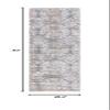 Martha Stewart x SAFAVIEH Area Rug Collection - 2'2" x 7' Runner, Silver & Ivory, Non-Shedding & Easy Cleaning, Ideal for Living Room, Bedroom, Office, Hallway (MSR0958G) view 2