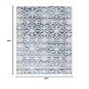 Martha Stewart x SAFAVIEH Area Rug Collection - 3' x 5', Navy & Ivory, Non-Shedding & Easy Cleaning, Ideal for Living Room, Bedroom, Foyer, Accent Space (MSR0956N) view 2