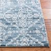 Martha Stewart x SAFAVIEH Area Rug Collection - 6'7" Square, Denim Blue & Ivory, Non-Shedding & Easy Cleaning, Ideal for Living Room, Bedroom, Office, Dining Space (MSR0953L) view 4