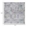 SAFAVIEH Martha Stewart x Area Rug Collection - 6'7" Square, Silver & Ivory, Non-Shedding & Easy Cleaning, Ideal for Living Room, Bedroom, Office, Dining Space (MSR0958G) view 2