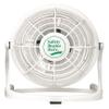 3-1/2" Table & Floor Fan, Non-Oscillating, 1 Speeds, 5VDC, White view 1