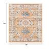 SAFAVIEH Area Rug 8x10 - Madison Collection - Large - Orange & Ivory, Boho Chic Medallion Distressed Design, Non-Shedding & Easy Cleaning, Ideal for Living Room, Bedroom, Dining Space (MAD468P) view 2
