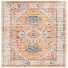 SAFAVIEH Area Rug 8x10 - Madison Collection - Large - Orange & Ivory, Boho Chic Medallion Distressed Design, Non-Shedding & Easy Cleaning, Ideal for Living Room, Bedroom, Dining Space (MAD468P) view 3