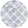 Martha Stewart x SAFAVIEH Area Rug Collection - 6'7" Round, Ivory & Grey, Non-Shedding & Easy Cleaning, Ideal for Living Room, Bedroom, Office, Dining Space (MSR0957B) view 3
