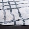 Martha Stewart x SAFAVIEH Area Rug Collection - 6'7" Round, Ivory & Grey, Non-Shedding & Easy Cleaning, Ideal for Living Room, Bedroom, Office, Dining Space (MSR0957B) view 4