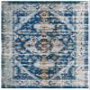 SAFAVIEH Area Rug 8x10 - Madison Collection - Large - Dark Blue & Light Blue, Boho Medallion Distressed Design, Non-Shedding & Easy Cleaning, Ideal for Living Room, Bedroom, Dining Space (MAD468M) view 3