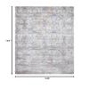 Martha Stewart x SAFAVIEH Area Rug Collection - 9' x 12', Silver & Ivory, Non-Shedding & Easy Cleaning, Ideal for Living Room, Bedroom, Office, Dining Space (MSR0958G) view 2