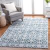 Martha Stewart x SAFAVIEH Area Rug Collection - 4' x 6', Navy & Ivory, Non-Shedding & Easy Cleaning, Ideal for Living Room, Foyer, Bedroom, Accent Space (MSR0956N) view 1