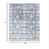 Martha Stewart x SAFAVIEH Area Rug Collection - 4' x 6', Navy & Ivory, Non-Shedding & Easy Cleaning, Ideal for Living Room, Foyer, Bedroom, Accent Space (MSR0956N) view 2