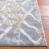 Martha Stewart x SAFAVIEH Area Rug Collection - 6'7" Square, Silver & Ivory, Non-Shedding & Easy Cleaning, Ideal for Living Room, Bedroom, Office, Dining Space (MSR0957G) view 4