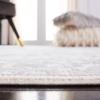 Martha Stewart x SAFAVIEH Area Rug Collection - 6'7" Square, Ivory & Light Grey, Non-Shedding & Easy Cleaning, Ideal for Living Room, Bedroom, Office, Dining Space (MSR8931B) view 3