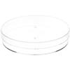 Pioneer Plastics 055C Clear Round Petri Dish Plastic Container, 5.5625" W x 1" H, Pack of 12 view 1