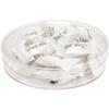 Pioneer Plastics 055C Clear Round Petri Dish Plastic Container, 5.5625" W x 1" H, Pack of 12 view 2