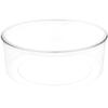 Pioneer Plastics 240C Clear Large Round Plastic Container, 8" W x 3" H, Case of 16 view 1