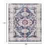 SAFAVIEH Area Rug 8x10 - Madison Collection - Large - Navy & Ivory, Boho Chic Medallion Distressed Design, Non-Shedding & Easy Cleaning, Ideal for Living Room, Bedroom, Office, Dining Space (MAD468N) view 2