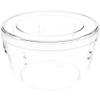 Pioneer Plastics 010C Clear Extra Small Round Plastic Container, 3.0625" W x 1.75" H, Pack of 4 view 1