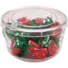Pioneer Plastics 010C Clear Extra Small Round Plastic Container, 3.0625" W x 1.75" H, Pack of 4 view 2