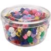 Pioneer Plastics 010C Clear Extra Small Round Plastic Container, 3.0625" W x 1.75" H, Pack of 4 view 3