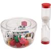 Pioneer Plastics 010C Clear Extra Small Round Plastic Container, 3.0625" W x 1.75" H, Pack of 4 view 4