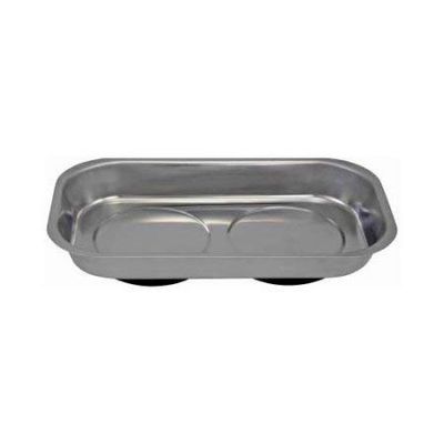 BeautyBlade 5.5 x 9.5 in. Master Mechanic Stainless Steel Magnetic Parts Tray