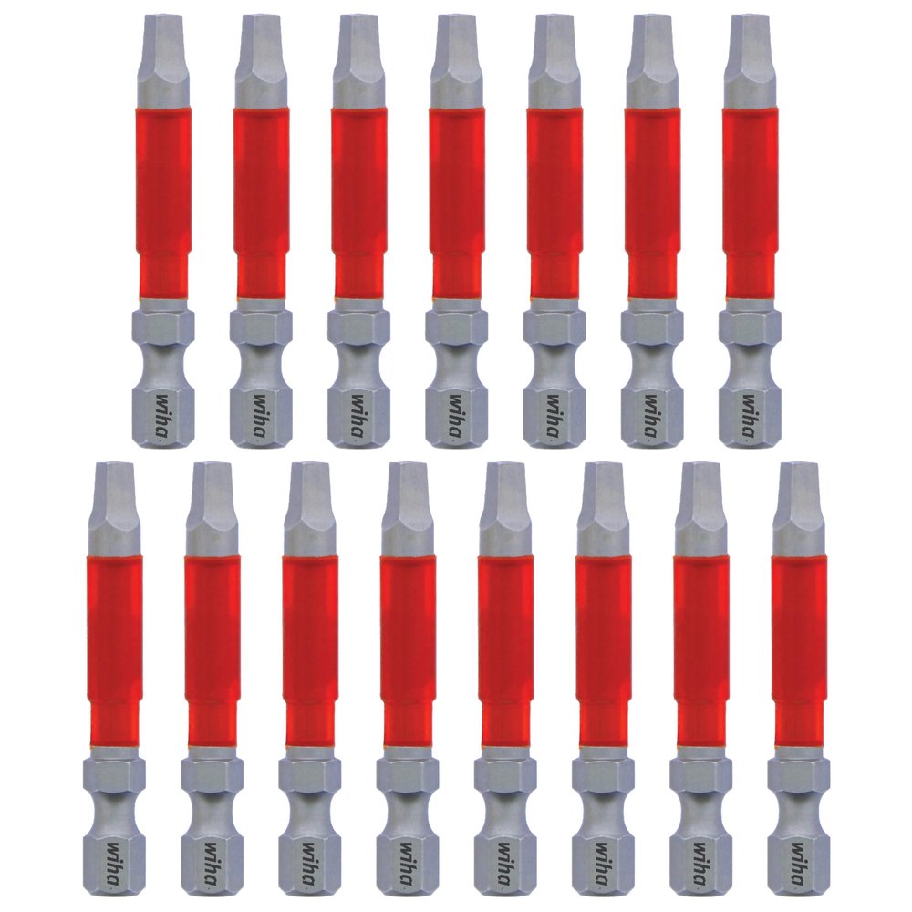 Terminator Impact Power Bit Square, 15 Piece. #3 x 49mm