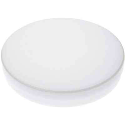 Pioneer Plastics 170CHIPS White Round Petri Dish Plastic Container, 6" W x 1" H, Pack of 4