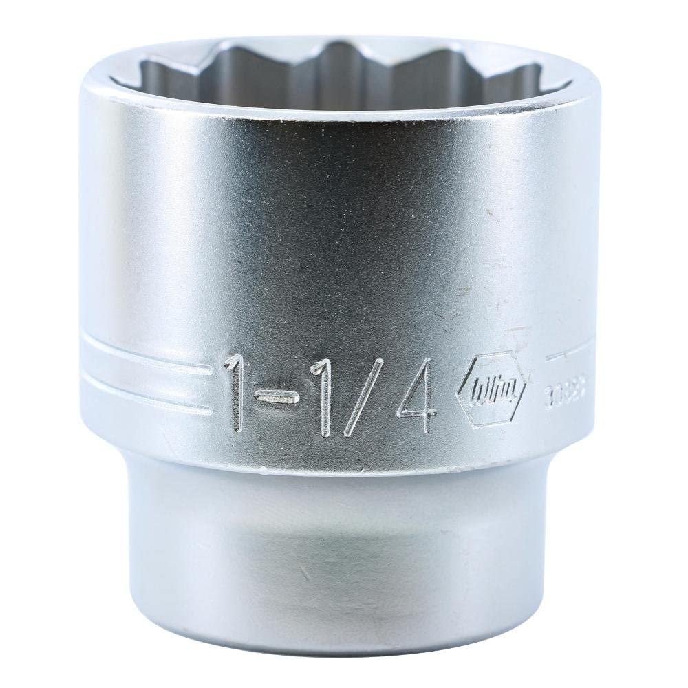 1/2" Dr. Deep Socket, 12 Point, 1-1/4"