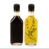 [48 PACK] Glass Flask Bottles with Black Temper Evident Lids 100 ML - Glass Flasks for Oil, Liquor, Sauces and To Go Travel Flask view 3