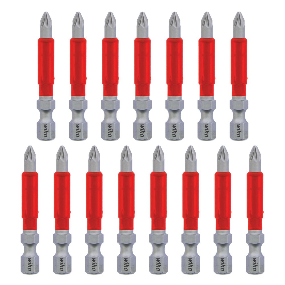 Terminator Impact Power Bit Pozidriv, 15 Piece. #1 x 49mm