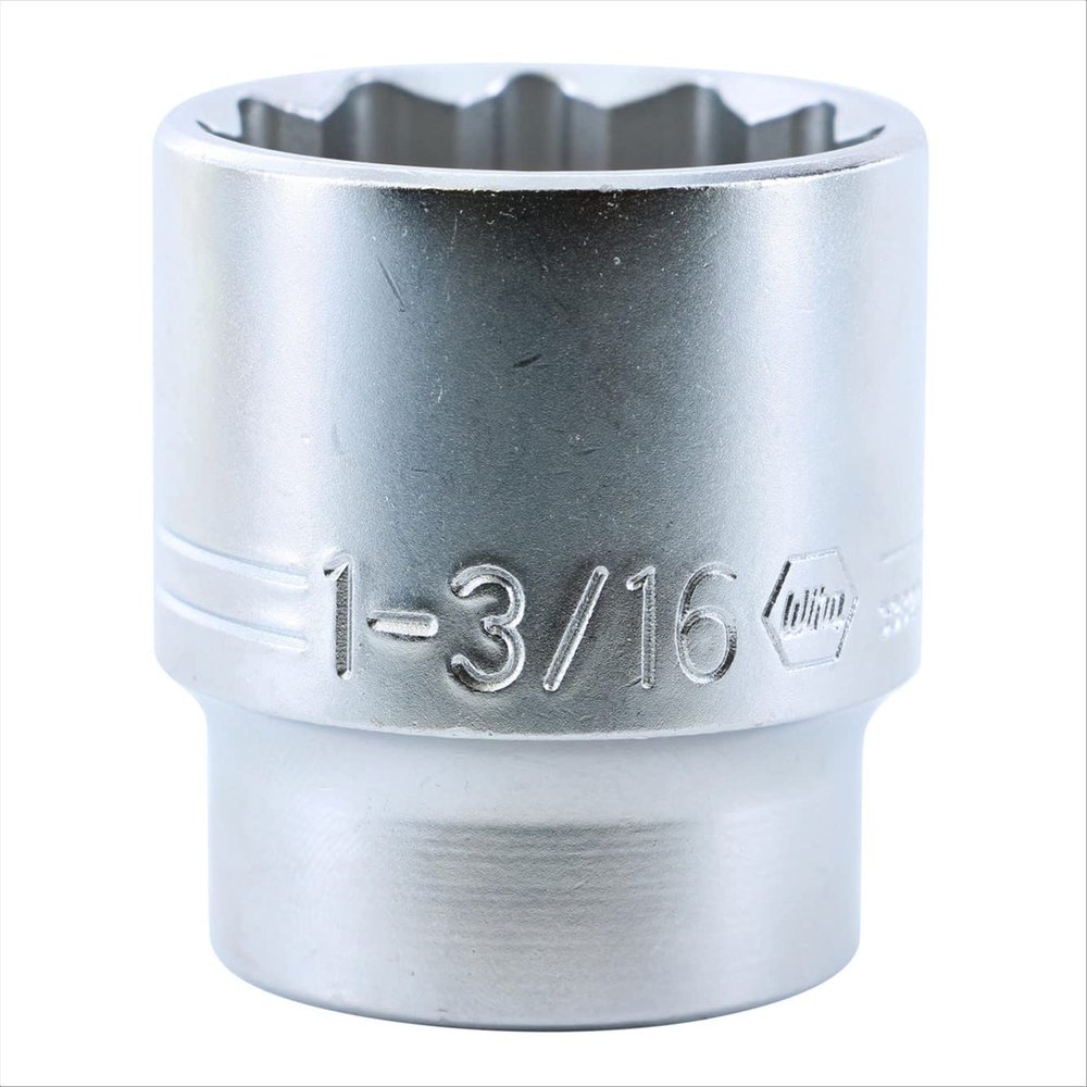 1/2" Dr. Deep Socket, 12 Point, 1-3/16"