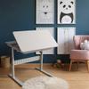 Mount-It! Kids Adjustable Desk with Tilting Desktop, Height Adjustable Study Table with Storage Drawer, Ergonomic Desk for Writing, Drawing & Homework, 31.5" x 26" Desktop Size (Gray) view 2